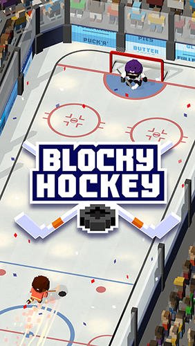 download Blocky hockey: Ice runner apk
